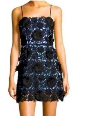 Milly Floral Lace Mini Dress